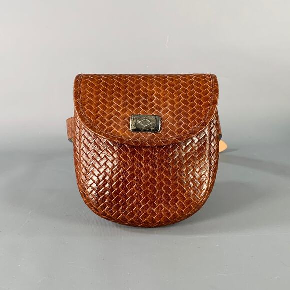 JENNY AND THE BOYS Handbags - JENNY AND THE BOYS Size S Brown Woven Leather Belt Bag